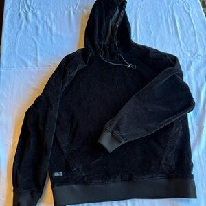 BYLT Basics Black Corduroy Pullover Hoodie